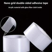 2 件 3.28 英尺 - 16.4 英尺超强双面纳米胶带 - 透明、可拆卸、防水和粘合条，适用于重型办公用途、安装、固定和粘合 - 透明 - 查看 5