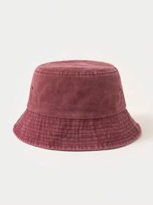 1 pieza Sombrero de cubo de unicolor y transpirable con perforaciones, adecuado para primavera, verano y otoño, sombrero de sol para hombre para uso diario al aire libre. Sombrero de verano adecuado para actividades al aire libre en verano como senderismo y pesca