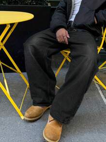 男士复古宽松牛仔裤，适合所有季节的百搭休闲装