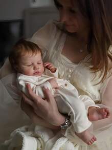 Lifelike Reborn Baby Dolls Girl Realistic Babies Handmade Soft Body Real Life Baby Dolls Toddler Dolls Children Birthday Gift Set 19 Inch Kids Toys For Age 3+