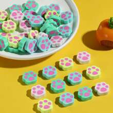 1 件/4 件/30 件卡通切片猫爪创意橡皮擦，无污渍橡皮擦奖品礼品套装