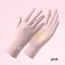 1 Pair Summer UV Protection Lace Fingerless Gloves For Women,Breathable Outdoor Driving Cycling Touchscreen Gloves - Multicolor - View 14