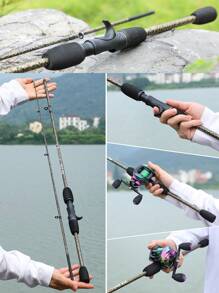 SOUGAYILANG 2-Sections Fishing Rod : 1.8M Spinning And Casting Rods With Composite Graphite - Carbon Fiber Blanks, Ideal For Freshwater Fishing