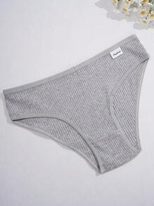 10 piezas Bragas de mujer sexys acanaladas, ropa interior femenina cómoda y sin costuras