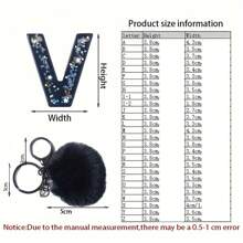Breloc de machiaj pentru femei cu alfabet cu decor fluture Accesorii pentru geantă decorată în formă de litere Breloc de modă Breloc de modă Pandantiv Poșetă Portofel Accesorii pentru geanta pentru petreceri Nunți și dansuri Cadou fete pentru cocktail Cel mai bun cadou pentru femei 1buc A-Z Breloc cu pom pom cu literă inițială cu alfabet Paiete drăguț Breloc din rășină Rucsac Charm pandantiv pentru agățat mașină Femei Cadou de utilizare zilnică A-Z Breloc cu litere roz pentru femei Pandantiv cu pompon drăguț Breloc inițial Poșetă Suspensie Genți agățate Pompon de pluș