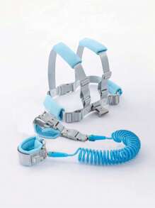 1.5米可伸縮反丟失小孩手鐲，帶彈簧伸縮系帶和鑰匙鎖，多功能防丟失手鐲