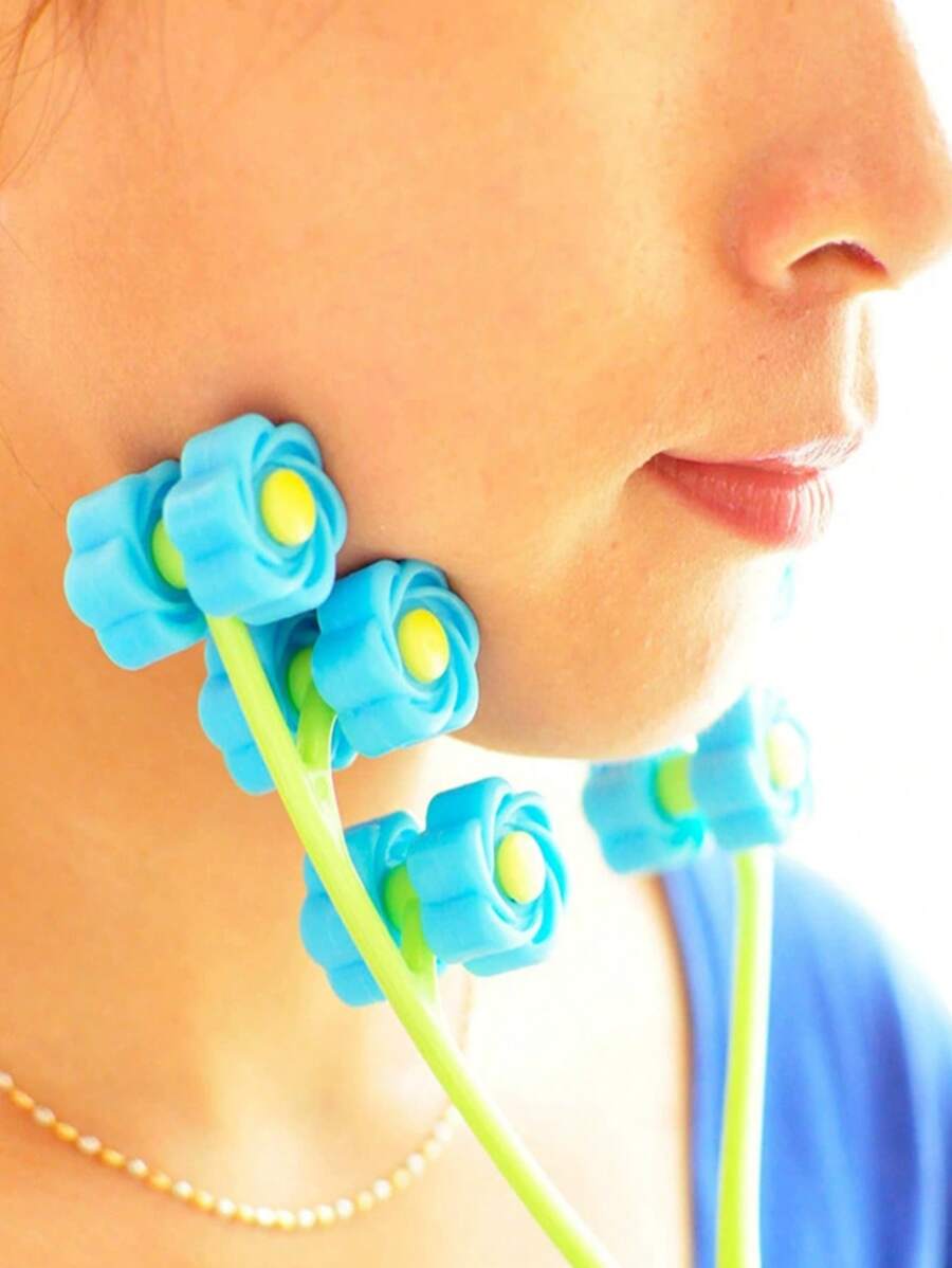 2pcs/1pc 面部按摩器，面部按摩滚轮，小型 V 脸按摩器，美容按摩工具，面部按摩滚轮，V 线提升紧致，肌肉放松