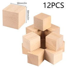 4/8/12 Pcs Basswood Carving Blocks, Basswood For Carving - Large Woodcarving Blocks 2"X2"X2", Wooden Crafts Blank Basswood Carving Blocks - Craft Wood Blocks