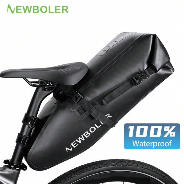 NEWBOLER Bike Bag Waterproof 13L Large Capacity Bicycle Saddle Bag Cycling Foldable Tail Rear Bag MTB Road Trunk