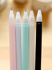 6支/套 可爱猫咪主题圆珠笔，卡通摇摆尾巴猫咪图案，流畅黑色墨水，耐用塑料材质，趣味文具，适合学生和爱猫人士，返校季、节日派对礼物、签名笔、文具、圣诞礼物 - 預設 - 查看 9