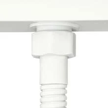 YUNRUX Shower Fitting Bathtub Fitting With Shower Faucet Bathroom Shower Fitting Bathtub Fitting Silver Waterfall Bathtub Faucet - White - View 7