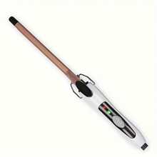 1pc Plug-In Extremely Thin 9mm Mini Wave Curl Wool Curling Iron, Bangs Fine Curling Hair Tool, Small Curls, Adjustable Heat Settings - UK Plug(220-240V) - View 8