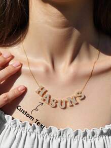 New Fashionable 26 Alphabet Letter Pendant With Zirconia Crystal, Elegant Gold-Color DIY Bracelet & Necklace Accessories