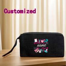 2025 New Customizable Alphabet Medical Worker Tote Bag | Linen Lining | Nurse First Aid Kit Doctor Commuting Equipment | Machineable Multi-Functional Mommy Bag, Linen Bag For Wallet