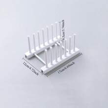 2 stuks/set eenvoudige effen kleur keuken afwas organizer rek