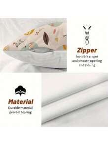 4 件套复活节系列短毛绒枕套、长枕沙发垫套 - 彩色 - 查看 9