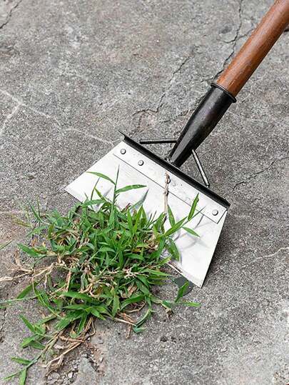 1pc Multi-Function Garden Trowel, Household Cleaning Shovel, Outdoor Garden Cleaning Trowel, Handleless, Stainless Steel, Yard Weeding Tool (Without Handle)