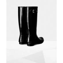 HUNTER Original Tall Gloss - Boots - Black - View 3