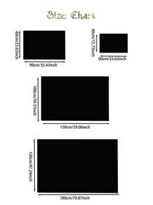 1 块橄榄绿色矩形印花绿色仿编织图案水晶天鹅绒地垫；可机洗、防污且易于护理的区域地毯，适用于客厅、卧室、儿童房、餐厅、浴室、厨房、阳台等；是房间装饰的理想地毯选择