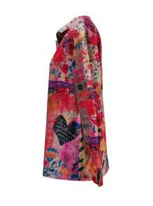 Women's Tops Elegant Vintage Floral Print Long Sleeve Shirt With Lapel And Buttons For Spring Summer