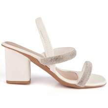 Women Heeled Sandals - 白色 - 查看 2