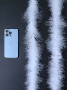 1 buc. Ornamente Boa cu pene de curcan artificiale – Fâșie pufoasă de pene de marabou de 1,5 m pentru meșteșuguri DIY, costume, accesorii pentru pălării, decorațiuni pentru bradul de Crăciun, decorațiuni pentru nunți și împachetare de buchete, decorațiuni pentru concerte și case, nunți dansante, spectacole pe scenă, costume și accesorii de carnaval, articole pentru petreceri, alegerea ideală pentru cadouri