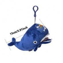 ONE PIECE 15/25厘米高品质正品 One Raab Laboon 毛绒玩具动漫人物草帽海盗标志鲸鱼岛毛绒礼物娃娃