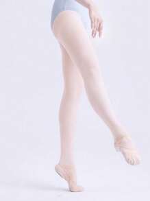 1 pieza Mallas de ballet, Leggings con puntera de 80D de espesor, adecuado para adolescentes menores de 16 años, Primavera/Verano