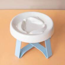Keramische Slow Feeder Bowl, Verhoogde Katten/Hondenliefhebber Cadeau En Hond/Kattenmoeder Liefde Huisdier Voedsel & Waterbak Voorkomt Verstikking, Keramische Schaal Voor Kattenliefhebber En Kattenmoeder Liefde En Hondenliefhebber En Hondenmoeder Liefde