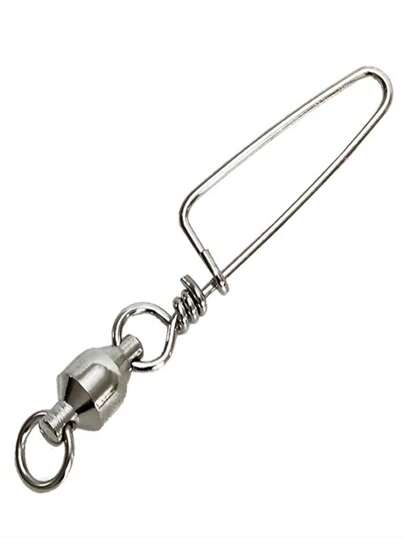 5pcs High-Speed Bearing Swivel Rings, Fishing Connector, Casting Rod, Lure Fishing, Strong 8-Shaped Rings, Fishing Accessories