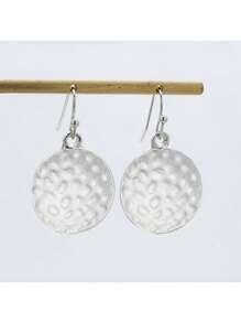 1 para kolczyków wiszących w stylu boho vintage młotkowanych teksturowanych, biżuteria modowa dla kobiet, prezent na przyjęcie weselne, prezent dla dziewczyny