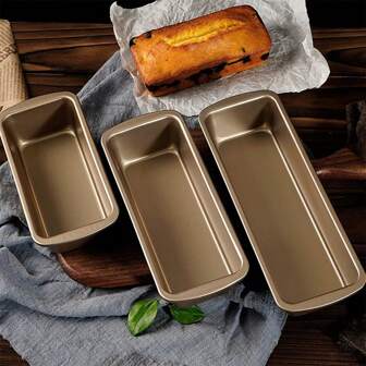 1 pieza Molde para pan/bandeja para hornear antiadherente, molde para pan de molde, bandeja rectangular para hornear en el horno, pasteles, accesorios de cocina