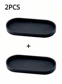 1 pièce Plateau de rangement en silicone - Plateau de rangement d'éponge pour évier de cuisine, plateau de vanité créatif sans perforation, plateau de salle de bain, plateau de rangement de bijoux, boîte de rangement, support de rangement. Cadeaux d'Halloween, de Noël et de rentrée scolaire - Multicolore - Voir 22