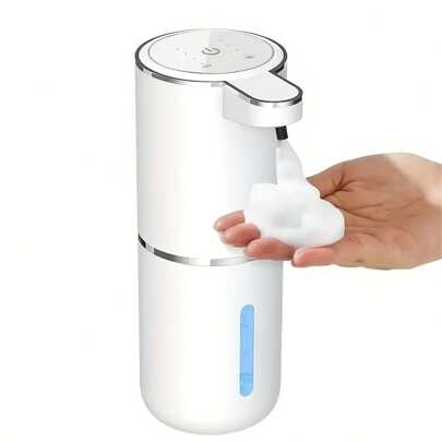 1pc 380mL Rechargeable Wall-Mounted Automatic Liquid Soap Dispenser Sensor Pump For Bathroom Home Bathroom Decor Fall Decor Back To School