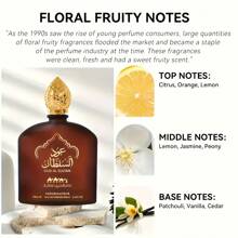 1 X Oud Al Sultan Hand Wash - 3.4 Oz Arabian Fragrance Spray, Woody Scent, Long Lasting Fragrance, Alcohol Free Liquid, Great For Dating And Daily Wear, Unique Gift For Men - Red - View 5