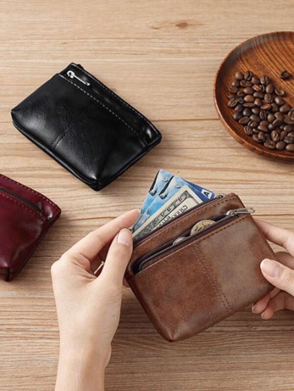 Bolsa de moedas Mini zíper Bolsa de chaves portátil Bolsa de moedas Cartão Cosméticos Bolsa de armazenamento portátil Diversos Presente