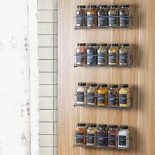 COSANSYS 24Pcs 4oz Glass Spice Jars With Lids, Labels, A Handy Funnel, Empty Spice Containers And Square Spice Bottles For Kitchen And Seasoning 120ml Spice Bottle Square Seasoning Containers - Clear - View 2