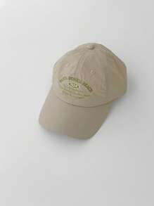 1 件装轻质柔软皇冠字母刺绣速干棒球帽，女士透气运动跑步防晒帽，户外露营休闲帽，春夏 - 速乾棒球帽 - 查看 5