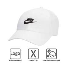 Nike Men's Hats, Women's Hats, Sports And Leisure Hats, Running Hats, Travel Hats FB5368-100 - Black/White - View 1