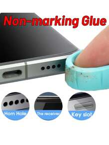 1 pezzo Gel per la pulizia della polvere del telefono, utensile per la pulizia del telefono per rimuovere la polvere dalle fessure del telefono e degli auricolari