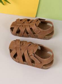 New Style Kids Fashion Non-Slip Wear-Resistant Soft Bottom Sandals - Brown - View 3
