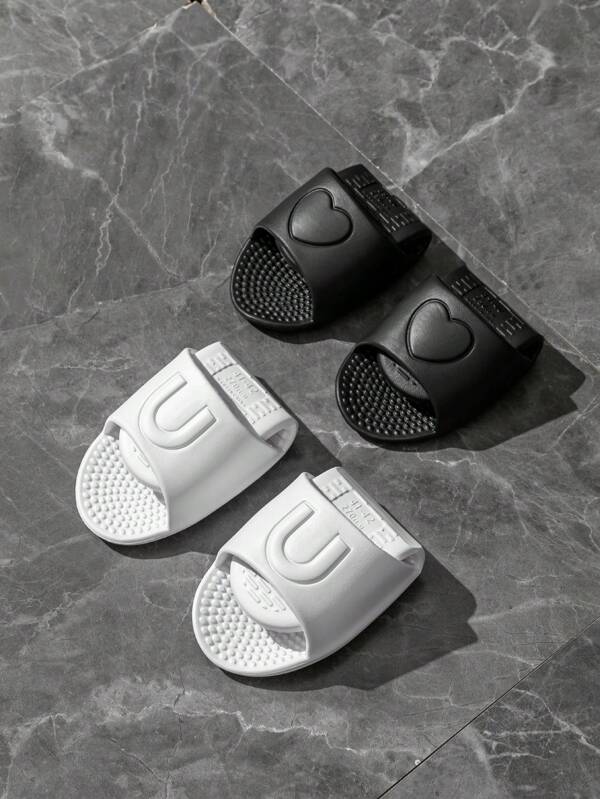 Foldable Travel Slippers For Men, Indoor Home Bathroom Shower Massage Flip Flops, Unisex Lightweight Quick Dry Bathroom Slippers Suitable For Teens, Summer Casual, Outdoor Athletics, Vacation Travel, Graduation Gift, Birthday Accessories