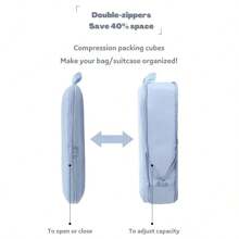 Portable Travel Compression Packing Cubes Bag Clothes Organizers Waterproof Luggage Storage Cases Drawer Bags Storage Organizer