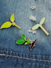Enamel Plant Brooch, Cute Cartoon Lapel Pin, Enamel Brooch, Pins, Badges, Women, Girls, Children Clothing Bag Decor