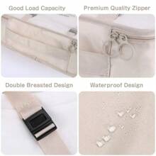 7 Pcs Foldable Travel Organizer Storage Bags Wardrobe Cube Suitcase Packing Set Storage Luggage Clothes Shoe Box