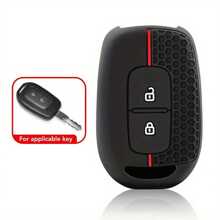 硅胶汽车钥匙壳适用于雷诺 Duster Dacia Scenic Master Megane 2016 2017 Fob 3 2 键遥控钥匙盖