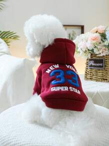 1 stuk huisdierhoodie-kleding voor kleine honden en katten, schattige en stijlvolle outfit, warm en comfortabel voor herfst/winter