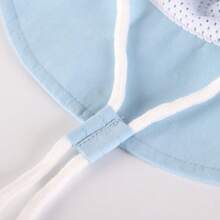 婴儿遮阳帽，幼儿男女童渔夫帽，夏季防晒沙滩帽 - 純色大沿太陽帽 - 查看 6