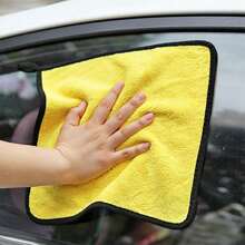 10pcs Ultra Fine Fiber Car Cleaning Cloths, Microfiber Wash Towels, Absorbent Car Drying Cloths