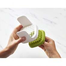 Joseph Joseph ChopCup Vegetable Chopper And Dicer, Stainless Steel Blades, White - 1 - 查看 2